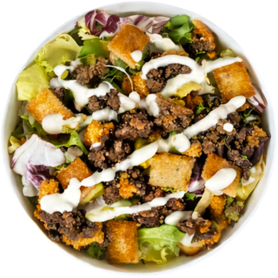 Burger salad